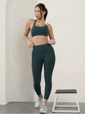 Athleta Interval Stash High Rise 7/8 Legging